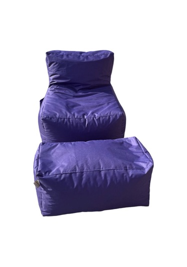 Xxl Sedir Armut Koltuk Ve Ayakucu Pufu Mor