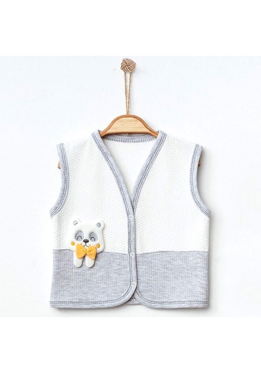 Ekebaby Panda Lüx Kapitone Yelek 44120