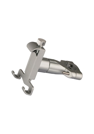 Geeksen Alüminyum Motosiklet Bisiklet Telefon Tutucu, 55-100mm Telefonlar İçin, 19-30mm Direk Uyumlu, Güçlü Sabitleme, Güvenli Sürüş, Gümüş GÜMÜŞ