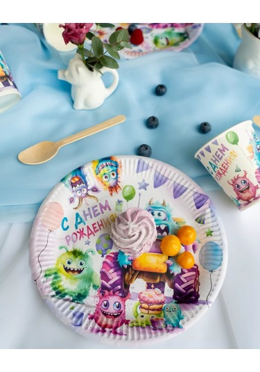 Albeta Tek Kullanımlık Parti Seti 20 Kişilik Çocuklar İçin 224374473 100 adet