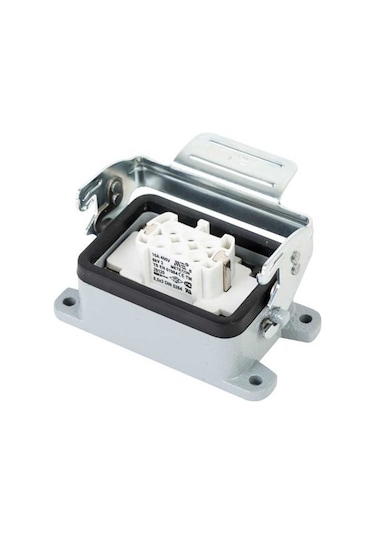 Mete Enerji 403090S 6x16A Çoklu Makine Prizi Metal Mandalı 400 V