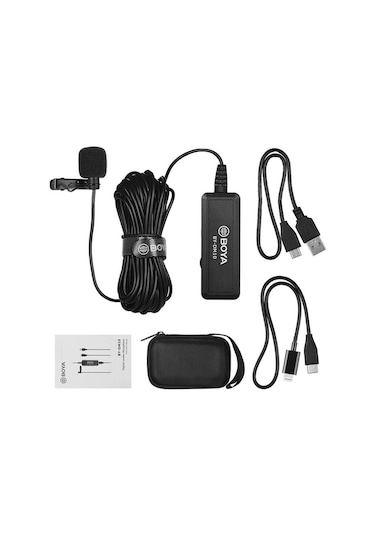 Boya By Dm10 Pc Apple Uyumlu iPhone Telefon Yaka Mikrofonu