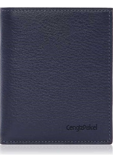 Cengiz Pakel Hakiki Deri Erkek Cüzdan 13650-Lacivert-13650-Lacivert