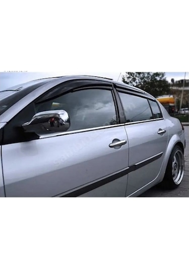 Renault Megane 2 Sedan Cam Rüzgarlığı Parlak Siyah