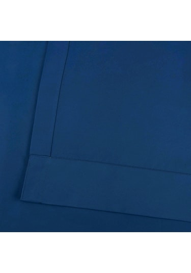 Taç Blackout Karartma Fon Perde Saks Mavisi Mavi