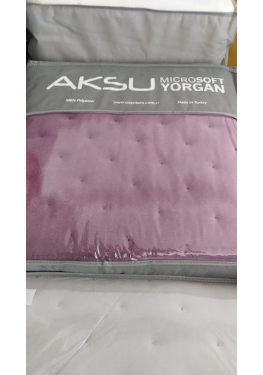 Aksu Mıcrosoft Punto Renkli Yorgan Çift Kişilik