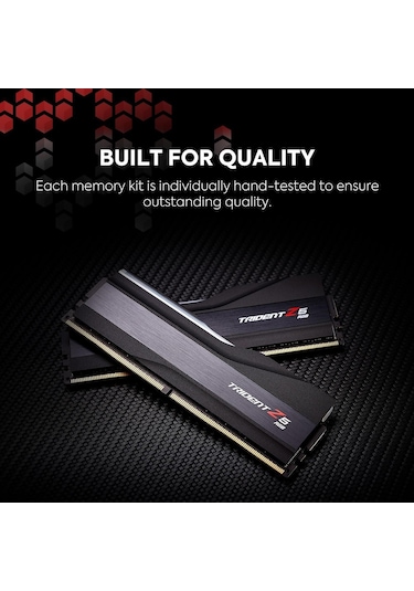 Gskill F5-6800J3446F48GX2-TZ5RK 96 GB (2x48) Trident Z5 RGB 6800 MHz CL34 DDR5 Ram