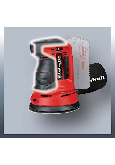 Einhell TE-RS 18 Li Eksantrik Zımpara + 2.5 Ah Akü + Şarj Cihazı