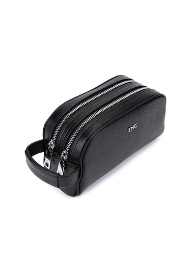 Tamer Tanca Erkek Hakiki Deri Siyah Floter El Çantası 301 230217 Erk Cnt Sk25-26 Sıyah Fltr Siyah