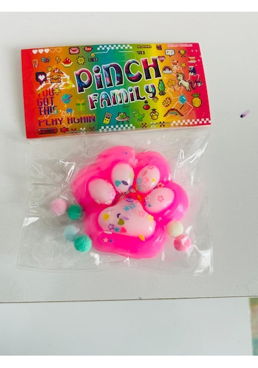 Twins Stars Kedi Patisi Squishy Oyuncağı Sukuşi 7,5x6,5 Cm