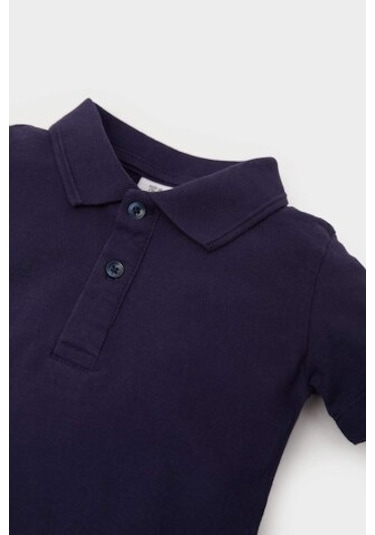 DeFacto Erkek Bebek Pike Kısa Kollu Polo Basic Düz Tişört B7007A525SMNV241 Lacivert DeFacto Erkek Bebek Pike Kısa Kollu Polo Basic Düz Tişört B7007A525SMNV241 Lacivert