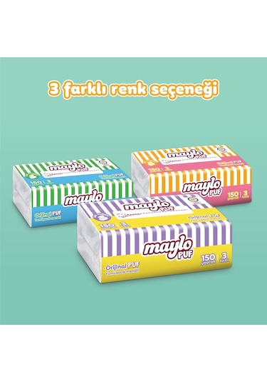Puf Mendil 150'li Tek Paket