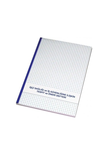 Gülpaş 229 Işci Sağlığı Ve Iş Güvenliği Tespit Ve Öneri Defteri Karton Kapak 20x28cm