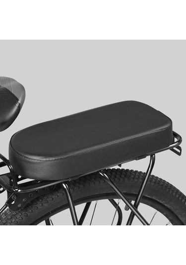 Suntek Arka Raf Koltuk Sünger Yastık Bisiklet Tur Orta Siyah