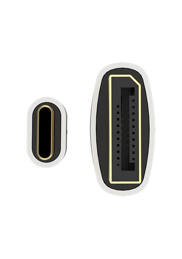 Gri Qg08 8k 60 Hz Görüntü Kalitesi Type-c To Display Port Kablo 3m