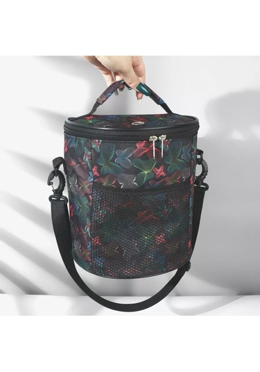 Scandi Dom Projeden Yapılan Çorba Topu Şeklindeki Örgü Ve El İşleri Çantası 208428725