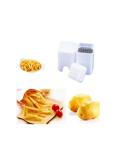Mutfak Gadget Çok Fonksiyonlu Patates Dilimleyici Beyaz Diğer