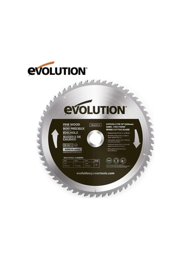 Evolution Fw255tct-60 İnce Ahşap Daire Testere Bıçağı, 255mm