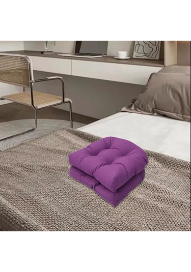 Homyl Kapalı Açık Hasır Patio Oturma Minderi, 19" X Alabilir Menekşe