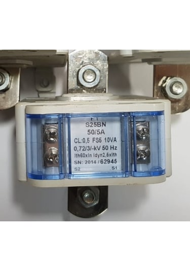Sigma S25b 100/5a Class 0.5 10va Baralı Mühürlü Akım Trafosu