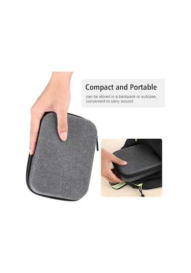 Vkemall Andoer Gri Kamera Çantası - Djı Osmo Pocket 2 İçin Spor Kamerası Taşıma Çantası 20x15x5.5cm