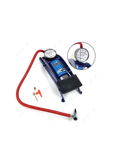 Pistonlu Ayak Pompası Bisiklet Motorsiklet Pompa 100mm Ee025 Çok Renkli