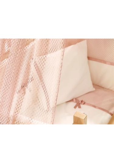 Meltem Kids Mood Pembe Pamuklu Bebek Uyku Seti 50 x 90 CM Pembe
