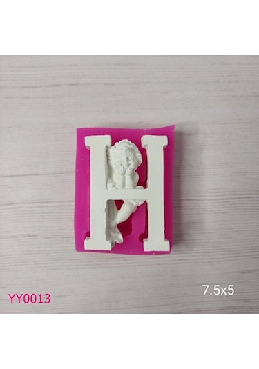 Yy0013 Melekli Harf H Silikon Kalıp