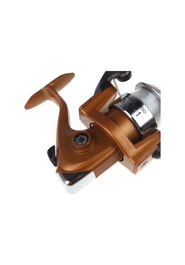 Mufunye 1.6m Altın Kalem Tipi Uzatılabilir Olta Kamışı Ve Mini Spinning Makinesi Seti