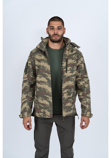 Combat Tactical Mont Tactıcal Softshell Kamuflaj - 305-647-nano Yeşil