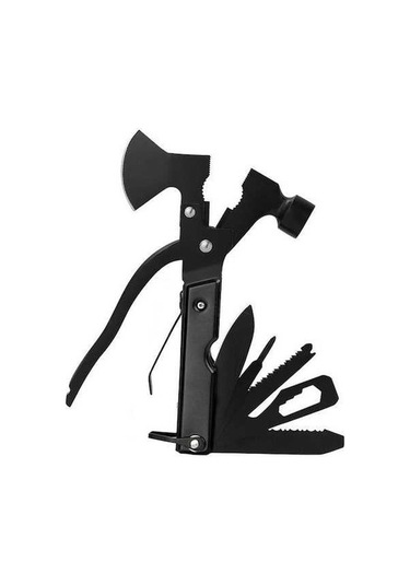 Besthome1 Tcherchi 18 Fonksiyonlu Paslanmaz Çelik Kamp Baltası Çekiç