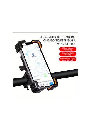 Motion003 Evrensel Bisiklet Ve Motosiklet Telefon Tutucu 11 43 18 29 Cm Siyah Sarı Siyah Sarı