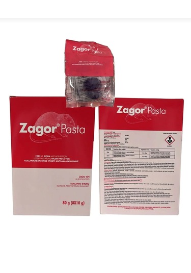 Bavet Zagor Pasta Etkili Fare Ilacı 80g 8x10g
