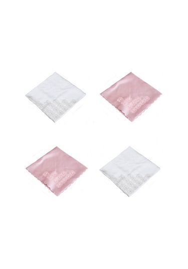 Bilgiclerceyiz Bilgiçler 4 Adet Iğne Oyalı Damat & Gelin Bohçası