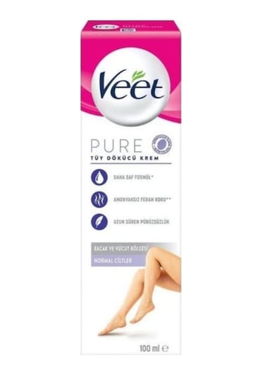 Veet Pure Normal Ciltler İçin Tüy Dökücü Krem 200 ML