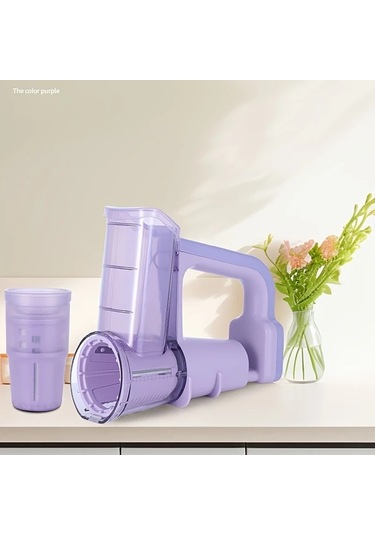 Elmpaly Gri Beyaz Usb Motorlu Mutfak Rondosu Doğrama Dilimleme Rendeleme Buz Kırma Gri Beyaz