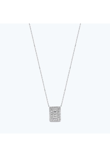 Altınbaş Pırlanta Baget Kolye Klb163-14k