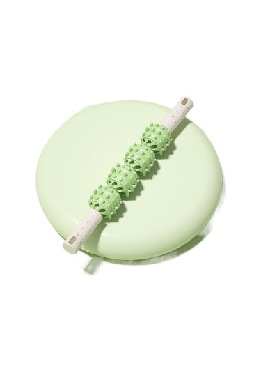 Yoga Masaj Çubuğu Bacak Kas Gevşetme Silindiri D0ıth5 Yeşil