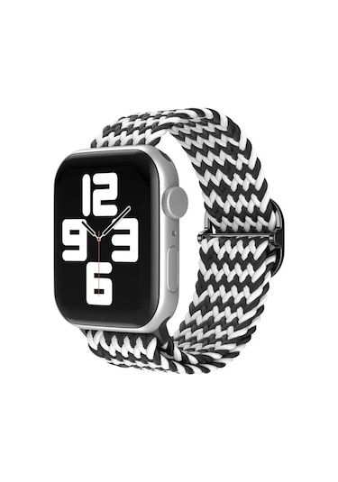 Mey Najmaddin Watch 38mm Star Kordon - Zigzag Siyah-beyaz Najmaddin