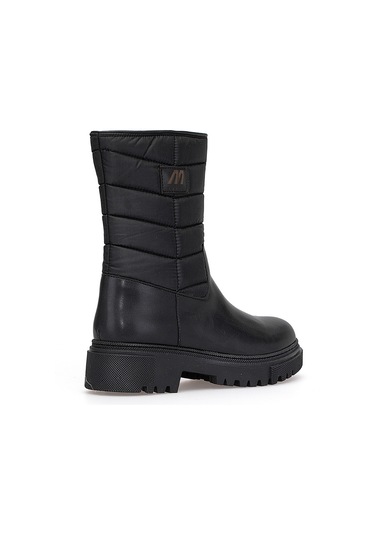 M.p 252-6220zn Kadın Düz Bot Siyah Siyah