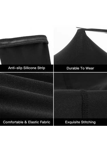 Flybuy Geniş Kullanım, 1 Adet Dirsek Kılıfı Kadınlar Erkekler İçin Kaymaz Dirsek Destek Dirsek Pedi Basketbol Voleybol Futbol Bisiklet Koşu İçin Koruyucu Siyah Siyah