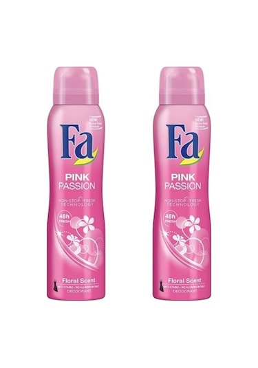 Fa Pink Passion Floral Scent Kadın Sprey Deodorant 150 ML x 2