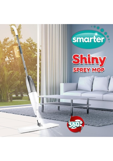 Smarter Shıny Sprey Mop Beyaz