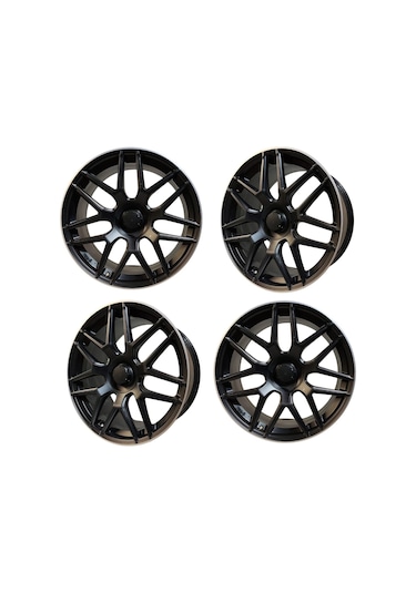 4 Adet Dy-972 10 22 5 112 Et40 66.6 Mat Black Jant Takım