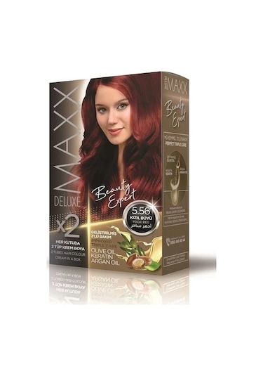 Maxx Deluxe Saç Boyası Set Kızıl Büyü 5/56