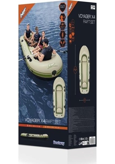Bestway Hydro-force Voyager X4 Raft Şişme Bot Set