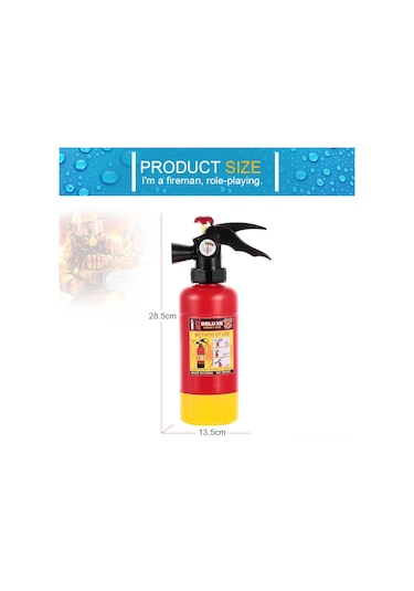 Yaleker Çocuklar İçin Eğlenceli Yangın Söndürücü Şeklinde Su Püskürtme Oyuncağı