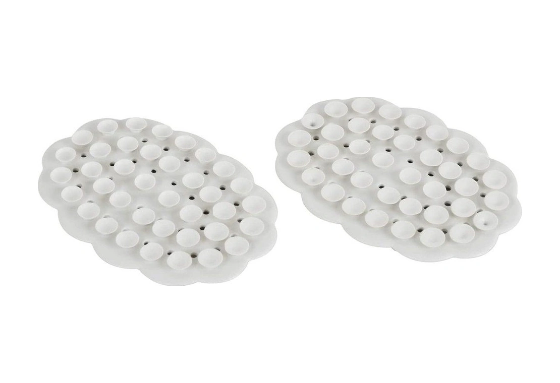 Vakumlu Katı Sabunluk Beyaz 2 Adet Beyaz