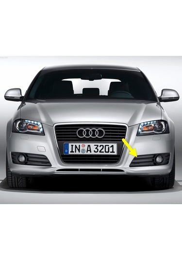Audi A3 2009-2012 Ön Tampon Sol Sis Çerçevesi Kapağı 8P0807681F