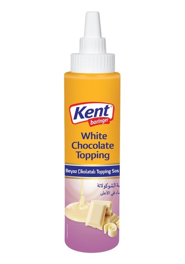 Kent Boringer Karamelli Çikolatalı Frambuazlı Beyaz Çikolatalı Topping Sos 4 x 300 G